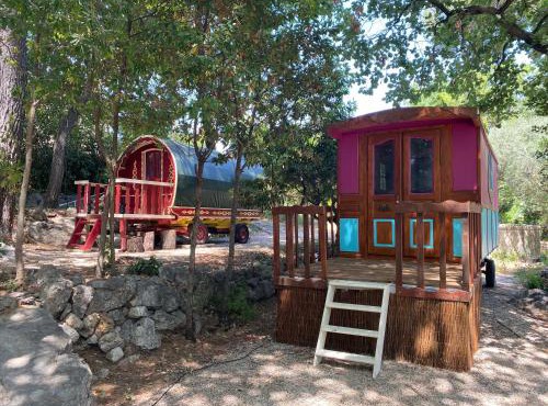 Les roulottes de Bayama - logement insolite avec jacuzzi