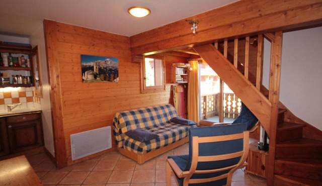 Les Saisies - Loft 3-room mezzanine 8 pax, fully equipped