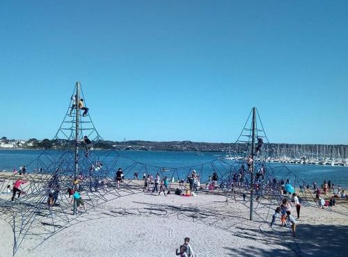Les terrasse du rody, vue mer .