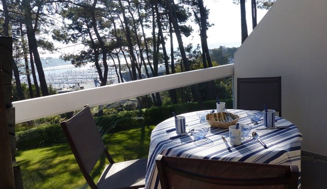 LES TERRASSES - Apartment overlooking the port of La Trinité-sur-Mer in Quiberon bay, Morbihan - TPO120