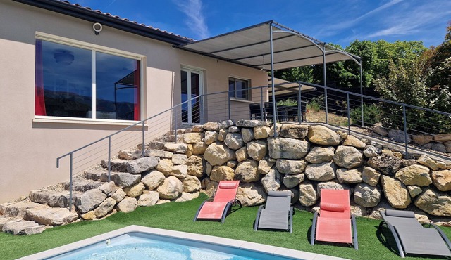 Les Villas Dorées - Villa Soleil facing Mont Ventoux