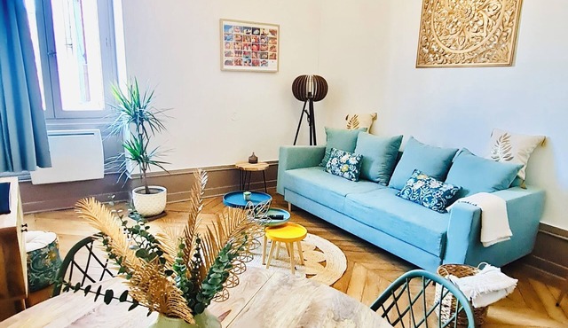 Lescapade Bohème Charmant T3 en Hypercentre de Vienne