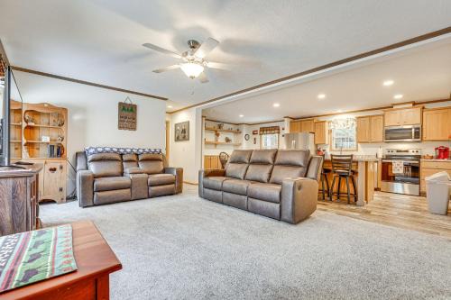 Less Than 1 Mi to Beach Peaceful Brant Lake Home!