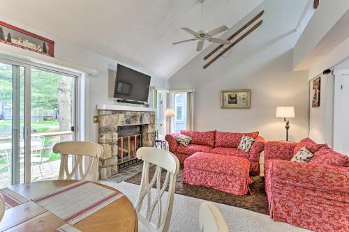 Less Than 1 Mi to Jack Frost Skiing! Home with Fishing Pond