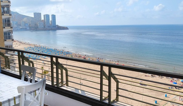 Levante Beach *facing the sea*