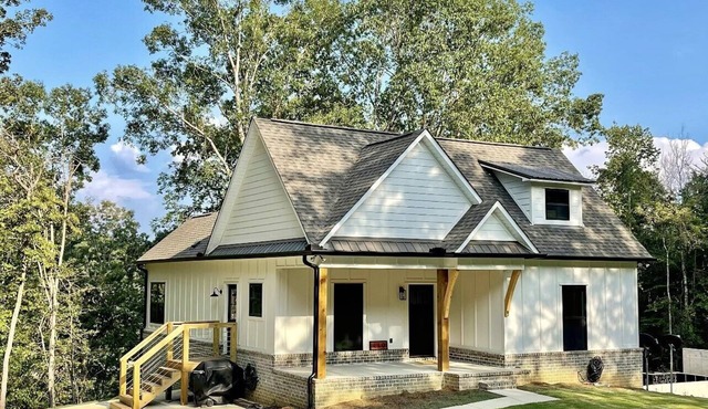 Lewis Smith Lake Waterfront Home with 2 Story Dock/Hot Tub