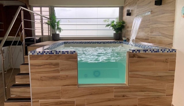 Lianas Rooftop Entire Apartment With Private Jacuzzi Just 8 min Near the Beach