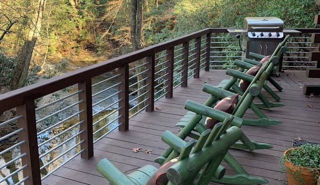 Lickskillet Lodge 4bd/2bath ON FIGHTINGTOWN CREEK, Trout