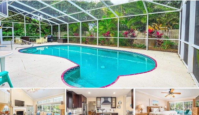 "Life At Sea" - Luxury Beach-Side Pool Home - 4BR/2.5BA
