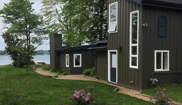 Life is better on Portage Lake. SUMMER FIREWORKS- viewable from House