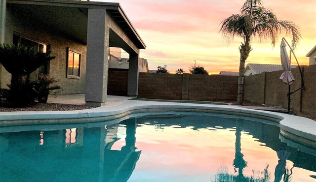 Light and Bright with a HEATED Pool!