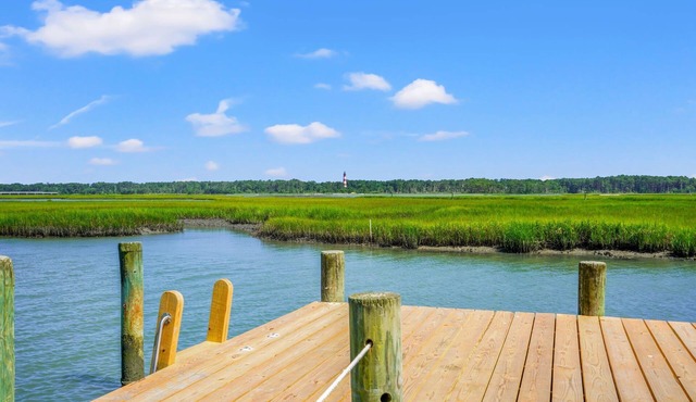 Lighthouse Estates #8 | Pool, Lighthouse Views, Pier & Pet Friendly East Side Retreat