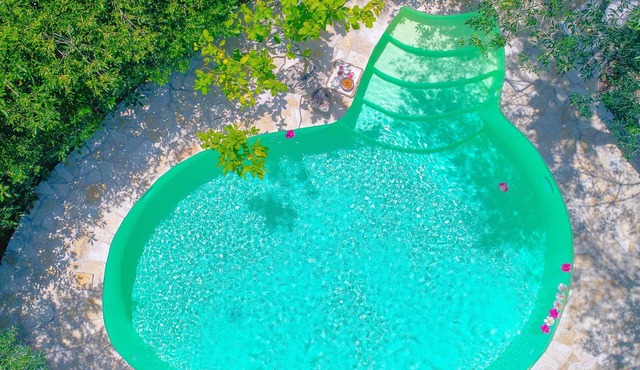 Lili Luxury Cottage: Pool, A/C, Wi Fi, lovely gardens