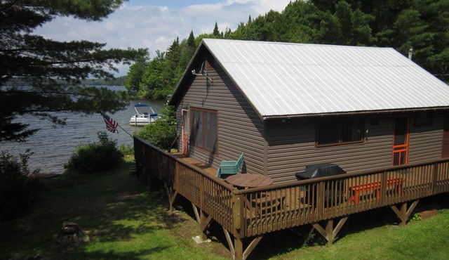 Limekiln Lake: Panorama Lodge Single Family Lakefront Adirondack Camp