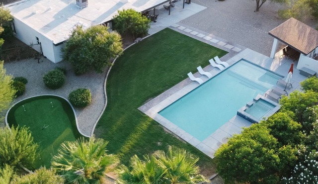 Lincoln Glow by LuxeKey | The Perfect Camelback Playground w/Pool, Spa & Billiards