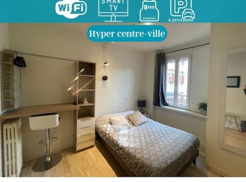 Lion d'or 23 - Chambre meublée et équipée en centre-ville