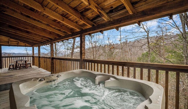 Little Bear-NEW RENTAL-TRUSTED HOST! 2BR-Panoramic Views-Hot Tub-Updates