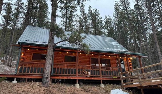 Little Belt Getaway! 3 bedroom 2 bath cabin with WiFi and hot tub.