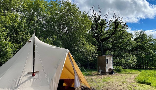 Little bridge Camp.nSecluded camping in 13 acres of magical meadow and woodland.