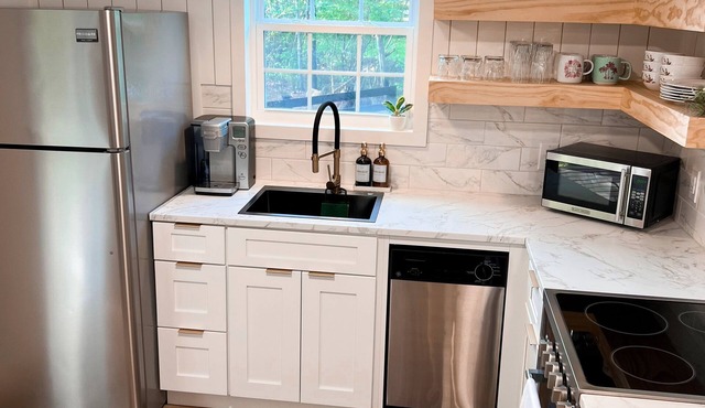 Little Cottage with Pavilion and Fire Pit