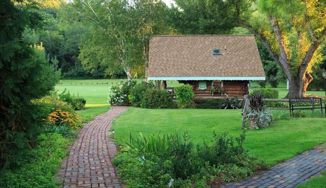 Little House on the Prairie log cabin