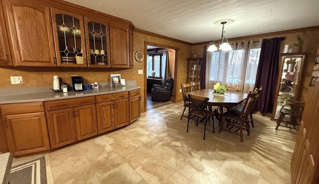 Little Muddy Hideout: 3-bedroom tri-level house secluded on 10 acres in country.