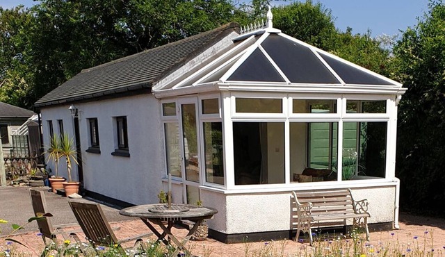 LITTLE PALM TREES, with a garden in Penzance