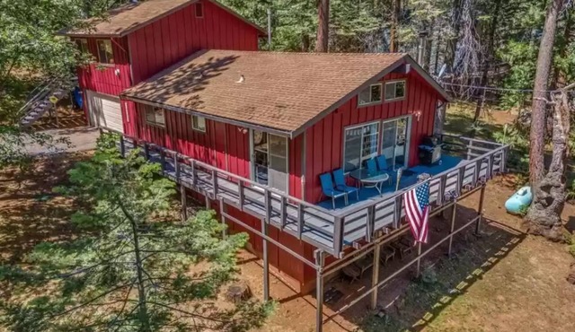 Little Red Cabin in Arnold California