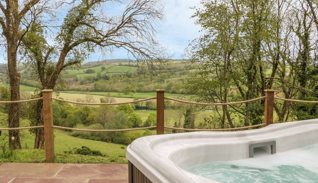 LITTLE SILVER LEAF, romantic, with hot tub in High Bickington