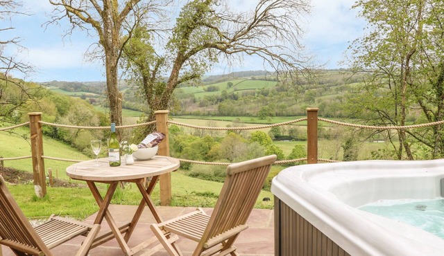 LITTLE SILVER OWL, romantic, with hot tub in High Bickington