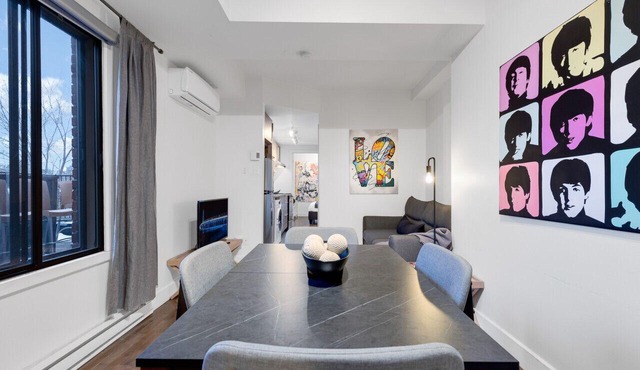 LiV MTL Modern 1BR Suite + Rooftop F1 Grand Prix