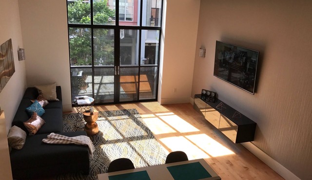 Lively Santana Row Loft Right on Main SR Strip