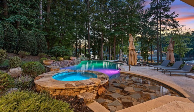 Livin' Large by SoCharm | Luxury Lakefront Home w/Pool/Hot Tub| Sleeps 20