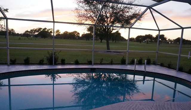 Living on the Green- Pool home with sunset views