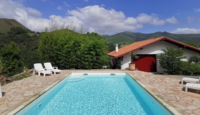 Loc charm with swimming pool in Bidarray - Netherlands basqueMaison character