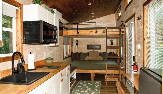 Local Creek Tiny Home. Wifi. Close to everything. Glamping. Private. Knoxville