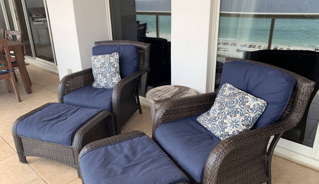 Located high enough to have a beautiful view, low enough to hear the waves!