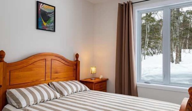 Located in a very wooded area
