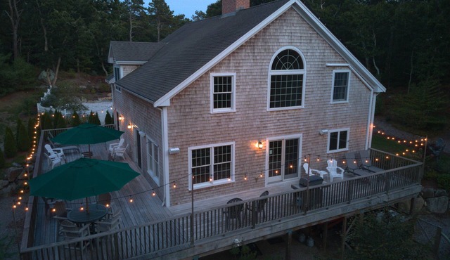 Located in an idyllic wooded neighborhood in Brewster