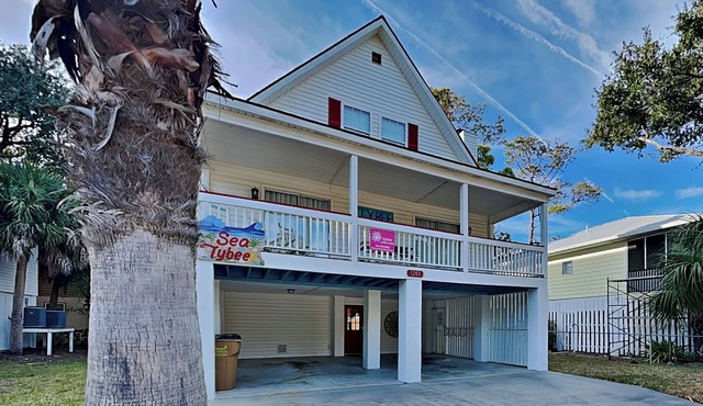 Located Just One Block From Beach w/Spacious Porch