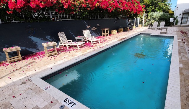 LOCATION! COZY COMFORT 2 BLOCKS FROM PARK AVE W POOL, HOT TUB AND GRILL STATION!
