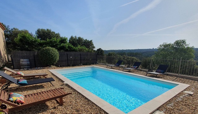 Location Maison Avec Piscine 5mn D'uzes 5/6 Personnes
