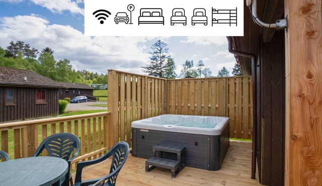 Lodge-3BR - Hot Tub - Hunters Quay