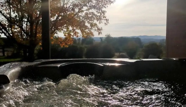 Lodge Acacia Private SPA Quiet Sauna Surrounded by Nature view of Mont du Morvan