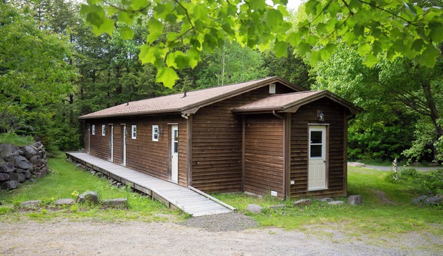Lodge room at Mersey River Chalets