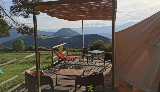 LODGE VALLAURIA - Unusual Accommodation Furnished tent