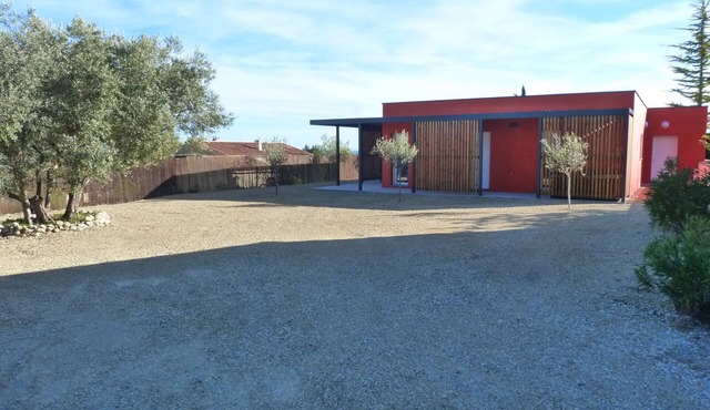 LODGES II, in the middle of lavender and olive trees.