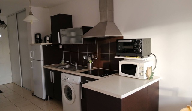 Lodging 2 *with wooden terrace and small garden