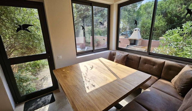 Lodging in a pine park with swimming pool-Canigou
