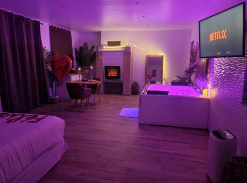 loft avec jacuzzi et jardin privatif love room de luxe Paris